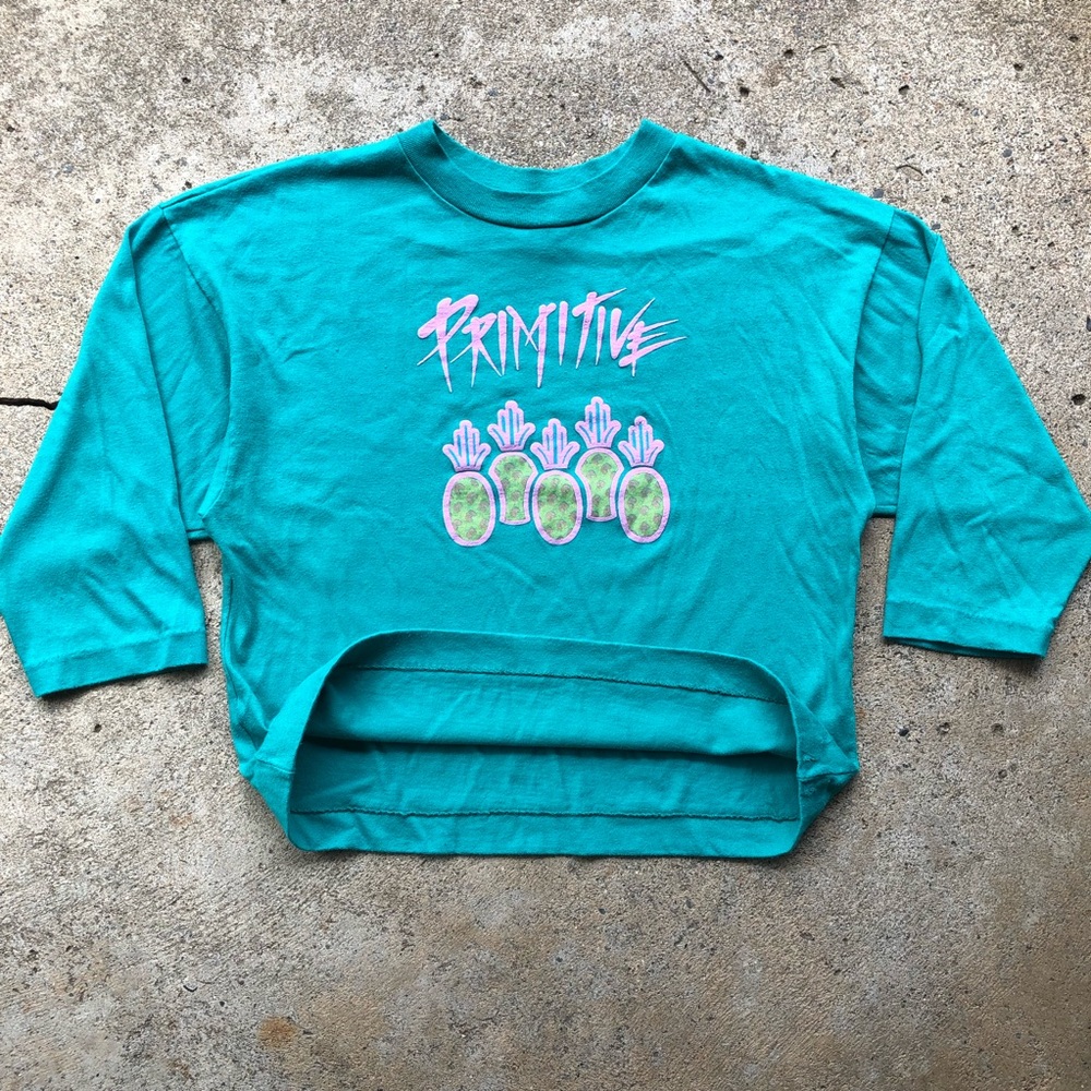 90s Vintage Retro Style Primitive Pineapple Graphic Shirt